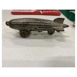 Vintage Graf Zeppelin Cast Iron Toy Blimp