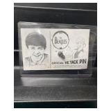 Vintage The Beatles Tie Tack Pin MOC Paul McCartne