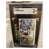 1971 Topps Thurman Munson Card Graded SGC 3
