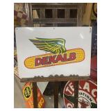 Dekalb Asgrow Double Sided Farm Seed Metal Sign