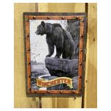 Winchester Bear Metal Sign