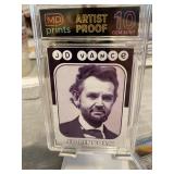 JD Vance JD ABE LINCOLN Graded 10 Card