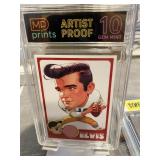Elvis Presley Bazooka Football Card Graded 10
