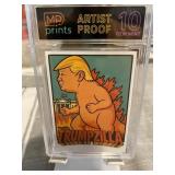 Donald Trump TRUMPZILLA Card Graded Gem Mint 10