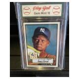 Donald Trump 52 Topps Mantle Card Graded Gem 10