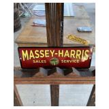 Massey-Harris Farm equip. PC Porcelain Door Push