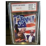Donald Trump Assasination KABOOM Card Graded 10