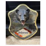 Vintage Duquesne Beer Sign with 3-D Bear Head