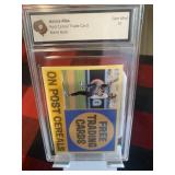 Jessica Alba DODGERS First Pitch Card Graded 10