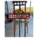 Pennzoil Lubrication PC Porcelain Sign GAS OIL