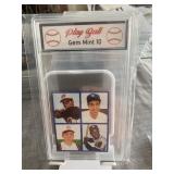 Rose, Bench, Dimaggio, Aaron 4 in 1 Card Graded 10