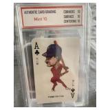 Vintage Chinese Don Mattingly Play Card Graded 10