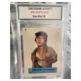 1984 Indiana Jones TOD Short Round Card Graded 10