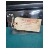 Vintage THE WINCHESTER Store Tag Unused