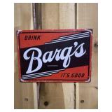 Barq's Drink Barq's It's Good Metal Sign