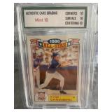 Ryne Sandberh 1983 Topps All-Star Card Graded 10