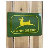 John Deere Painted Metal Sign