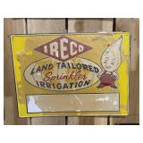Vintage New Old Stock IRECO Irrigation Metal Sign