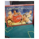 Coca-Cola COKE TIME! Embossed Metal Sign