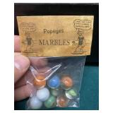 Vintage Popeye Marbles MIB MIP
