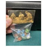 Vintage Arko Agate Marbles MIP MIB