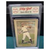 Devlin NY Nat'l #10 Baseball Card Graded 10