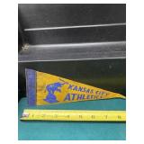 Rare Vintage Kansas City Athletics Felt Pennant