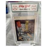 1980 Universal Monsters THE MUMMY Card Graded 10