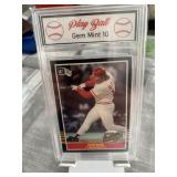 1985 Donruss Pete Rose Card Graded Gem Mint 10