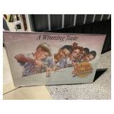 Large Johnny Rockets Restaurant Sign