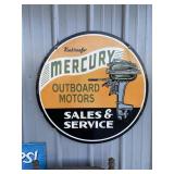 MERCURY Outboard Motors 30' Porcelain Sign
