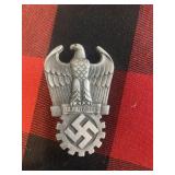 WWII German Military Eagle Badge Pin