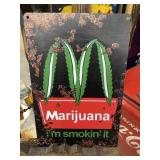 Mcdonalds Marijuana Metal Sign