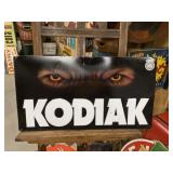 Vintage Kodiak Snuff Tobacco Metal Embossed Sign