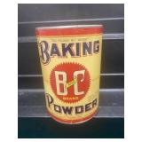 Vintage B & C Baking Powder Paper Label Can