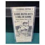 Vintage Original Babe Ruth Card #9