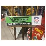 Interstate Batteries NFL Metal Sign