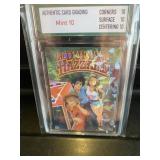 Dukes of Hazzard Animation Card Graded Gem Mint 10