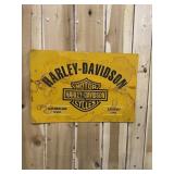 Harley Davidson Large Painted Metal Sign