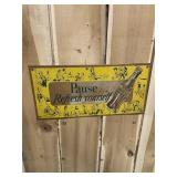 Vintage Coca-Cola COKE Metal Sign-Pause Refresh