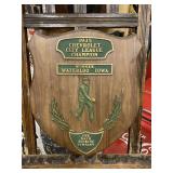 1935 Chevrolet Waterloo Iowa Baseball Trophy