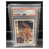 1992 Topps Archives Michael Jordan Graded PSA 7