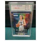 Caitlin Clark FEARLESS Rookie Card Graded 10