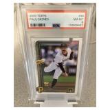 2025 Topps Paul Skenes Pirates Graded PSA 8