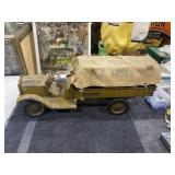 Vintage KEYSTONE Packard Pressed Steel Army Truck