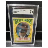 1966 Topps Green Hornet Sticker #10 Graded SGC 7