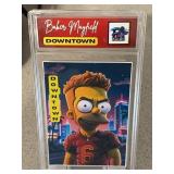 Baker Mayfield SIMPSONS Downtown Slabbed Card