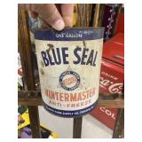 Blue Seal 1 Gallon Anti-Freeze Can