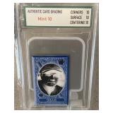 Babe Ruth Photo Negative Card Graded 10