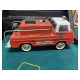 Vintage Nylint Fire Truck Pressed Steel